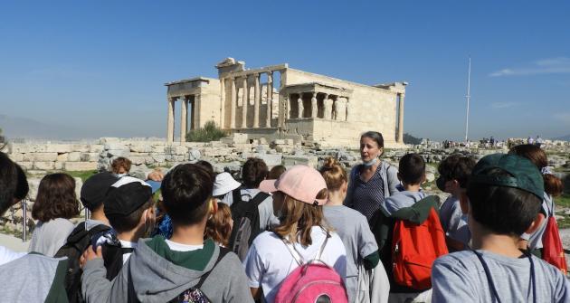 Η δ΄ Δημοτικού στην Ακρόπολη Η δ΄ Δημοτικού στην Ακρόπολη