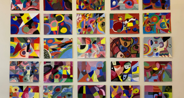 Παραλλαγές πάνω στο έργο της Sonia Delaunay Παραλλαγές πάνω στο έργο της Sonia Delaunay
