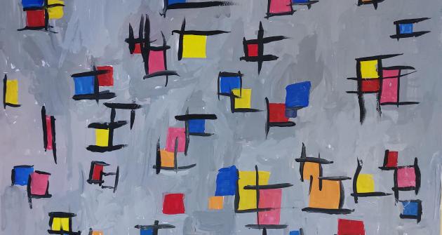 Έργο του Piet Mondrian Έργο του Piet Mondrian